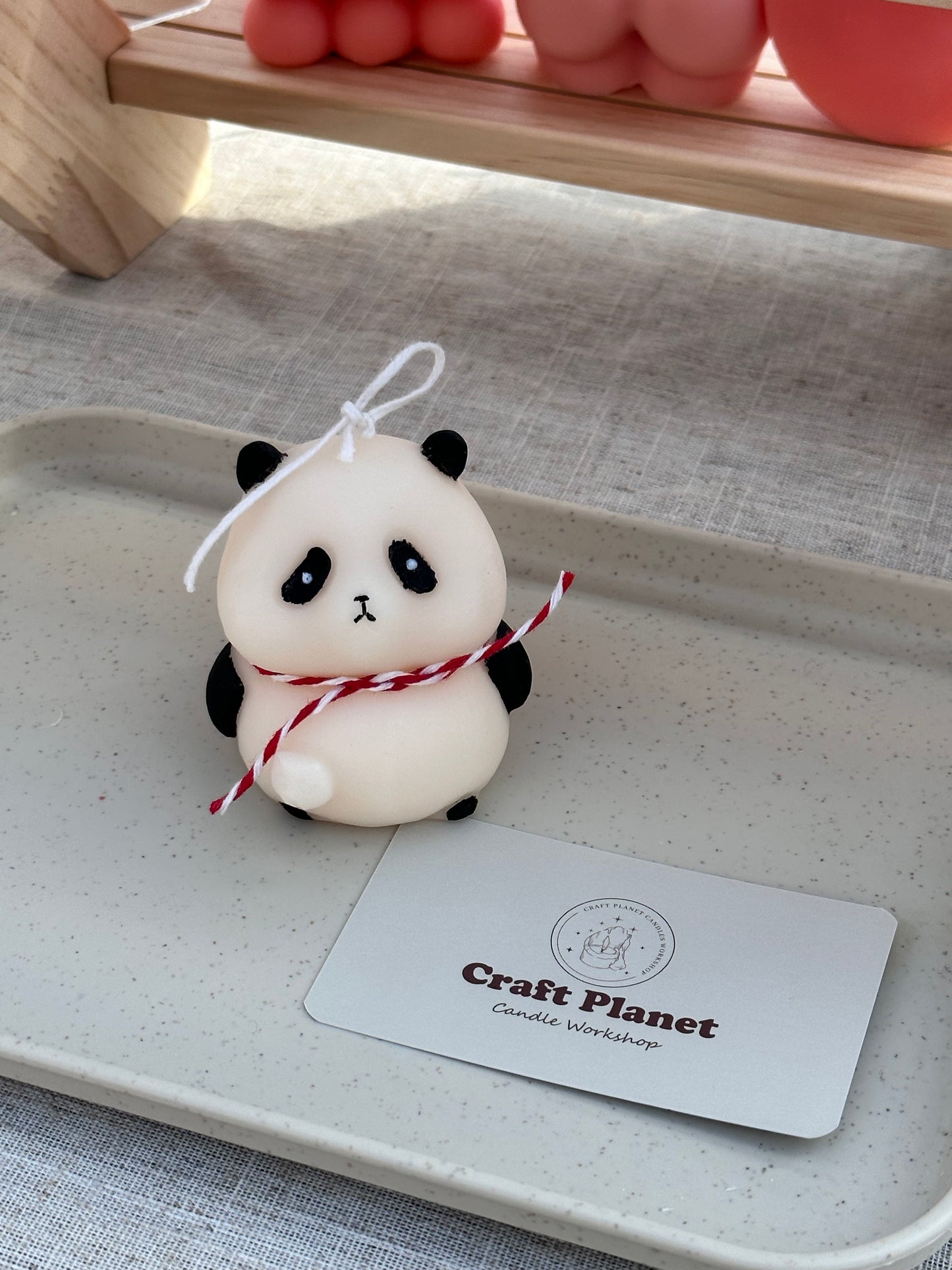 Panda Candle