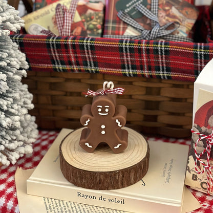 Gingerbread Man Candle